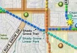 shady grove linear park location map