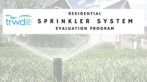 TRWD Residential Sprinkler System Evaluation Program logo