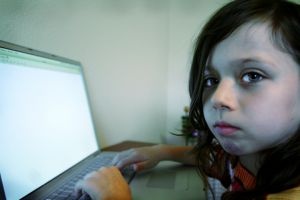 child on computer