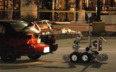 bomb robot opening trunk