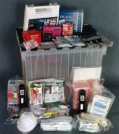 Photo of an emergency supply kit